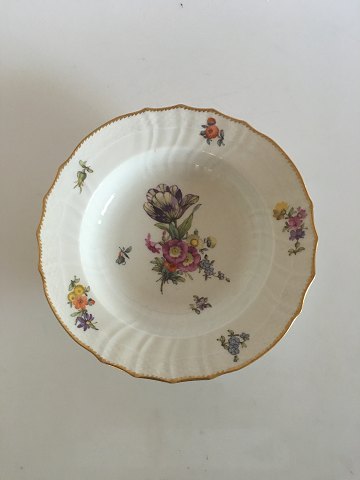 Royal Copenhagen Full Saxon Flower Deep plate No 1616