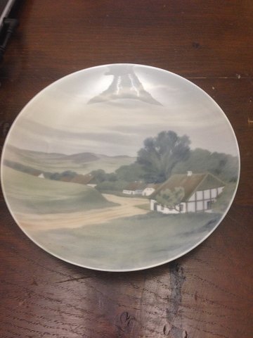 Bing and Grondahl Art Nouveau Wall Plate with landscape No. 6967/357-20
