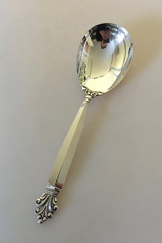 Georg Jensen Silver Acanthus Large Serving Spoon No. 111