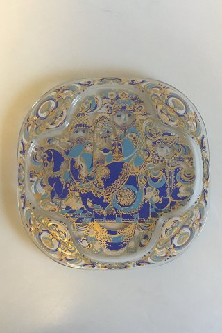 Bjørn Winiblad Rosenthal Studio-Line Christmas Plate in glass from 1978