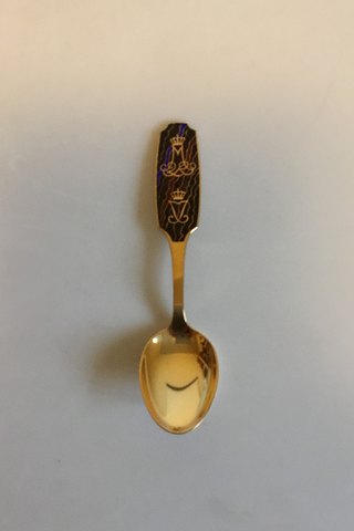 P. Hertz Gold Plated Sterling Silver "Queen