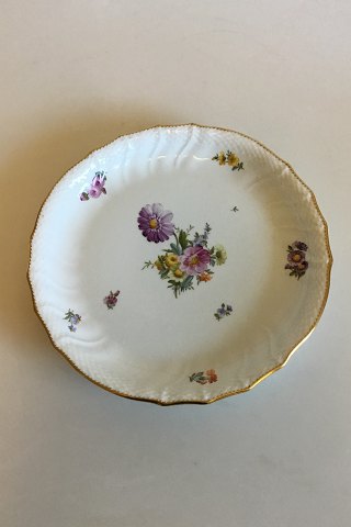 Royal Copenhagen Full Saxon Flower Round Dish No 1691