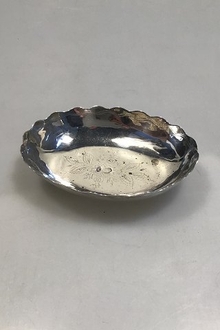 Flower decorated Silver Bowl