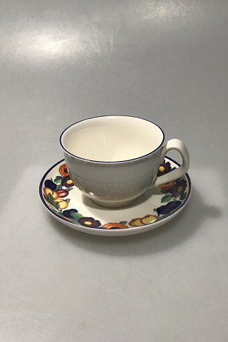 Royal Copenhagen Golden Summer Coffee Cup and Saucer No. 072+073