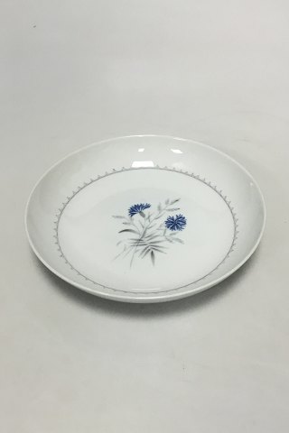 Bing & Grøndahl White Demeter / Cornflower Soup Plate No. 22