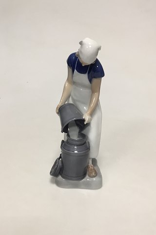 Bing og Grøndahl Figurine of Girl with Milk Can No. 2181