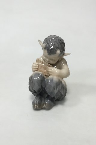 Royal Copenhagen Figurine - Faun with Panpipe No. 1736