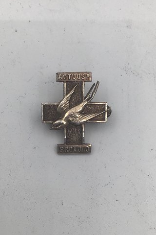 A. Dragsted Sterling Silver Brooch "Actuosa Provolo"