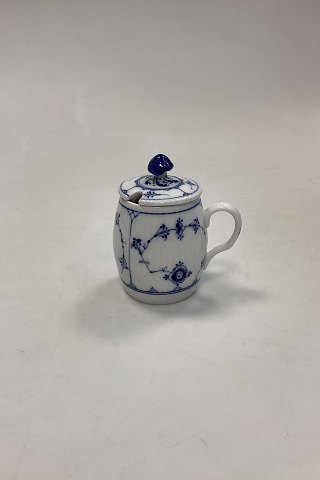 Royal Copenhagen Blue Fluted Mustard Pot with lid No. 137