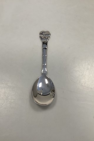 Danish Art Nouveau Silver Spoon in Bindesbøll Design Style