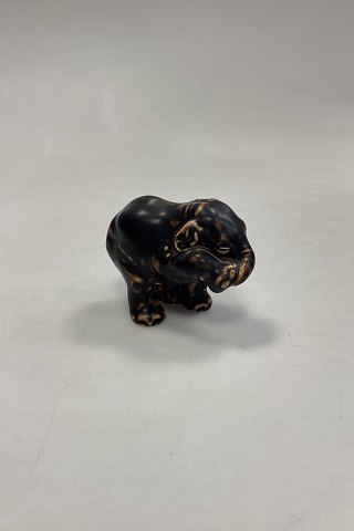 Royal Copenhagen Stoneware Figurine of a Baby Elephant No. 22741