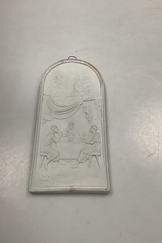 Royal Copenhagen Biscuit Plate Kristus in Emaus No 114