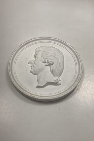 Royal Copenhagen Bisquit Plate with motif of a man