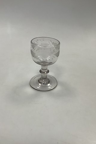 Early Wine Glass with engravings