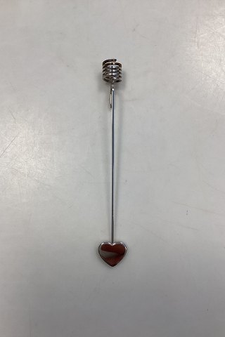 Georg Jensen Golden Christmas Candleholder - Heart 1990 / Palladium