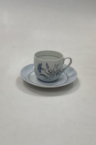 Bing and Grondahl Demeter / Blue Cornflowe Mocha Cup and Saucer No 108B