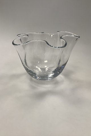 Holmegaard Laguna Vase in clear glass