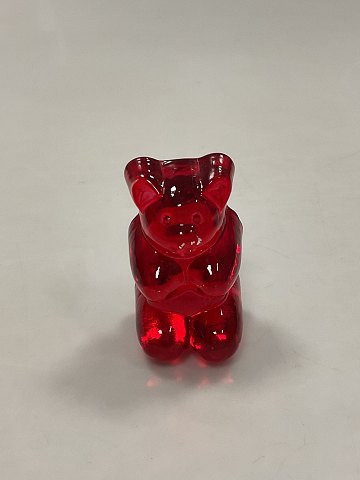 Paperweight Red Gummy Bear in Glas
