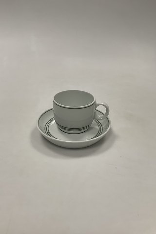 Bing & Grondahl Delfi Green Espresso Cup and Saucer No 463