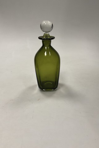Holmegaard Green Glass Decanter with Lid