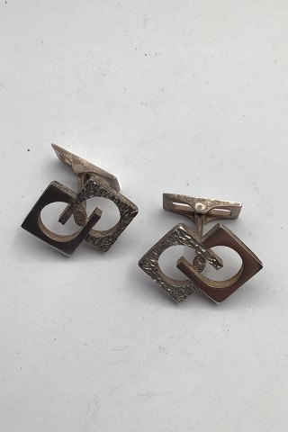 Knud V Andersen Sterling Silver Cufflinks (Brutalist)