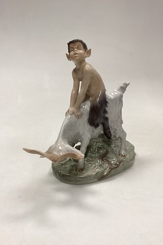 Royal Copenhagen Figurine - Faun on Goat No. 737