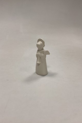 Aluminia Blanc de Chine Angel with horn Figurine