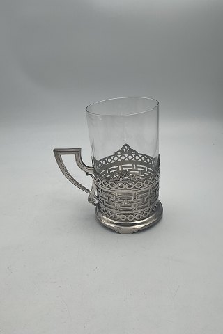 Russian Silver Glass with holder