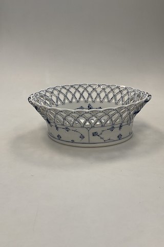Royal Copenhagen Blue Fluted Full Lace Fruit Bowl No 1055