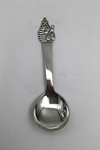 H.C. Andersen Fairy tale Child Spoon in Silver. The Princess and the Pea

