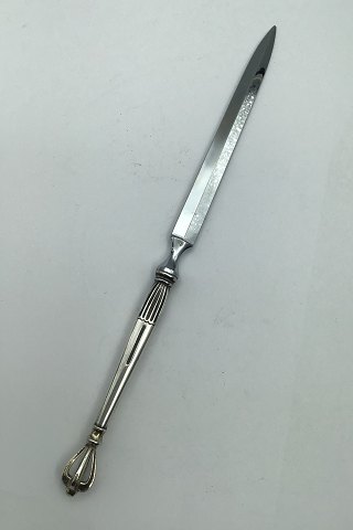 W&S Sørensen Sterling Silver Krone Letter Opener