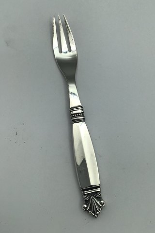 Georg Jensen Sterling Silver Acanthus Fruit Fork No. 71