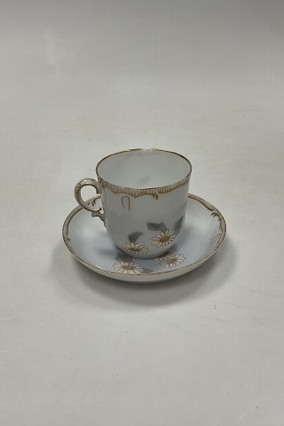 Early Royal Copenhagen Art Nouveau Cup and Saucer No. 1