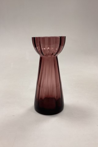Violet Flower Bulb Vase Holmegaard / Kastrup / Fyens Glassworks