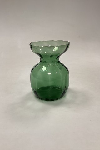 Green Flower Bulb Vase Holmegaard / Kastrup / Fyens Glassworks