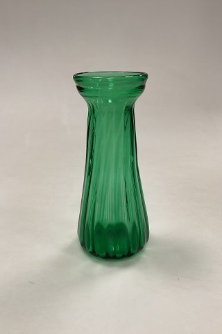 Bottle green Flower Bulb Vase Holmegaard / Kastrup /Fyens Glassworks