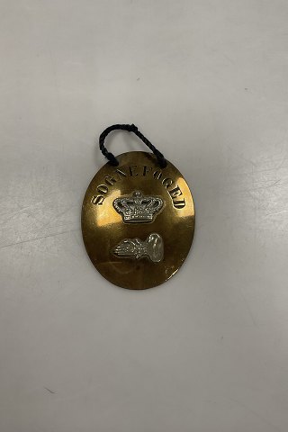 Antique Danish Police Sign / County police
