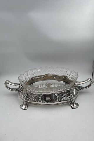 Bernard Hertz Art Nouveau Silver / Glas Jardiniere from 1913