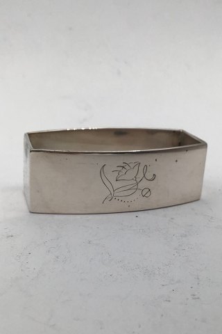 Danish Silver Art Deco Napkin Ring (1932)
