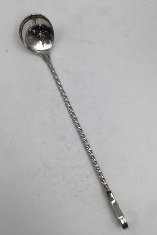 Danish ? Sterling Silver Cocktail Spoon / Mixing Spoon