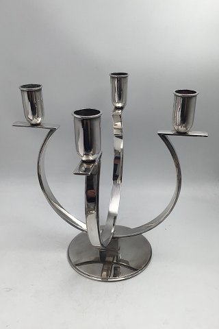 Frantz Hingelberg Sterling Silver Four branch Art Deco Candelabre (1932)