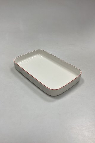 Royal Copenhagen Red Top/Red Line Rectangular Dish No. 3078