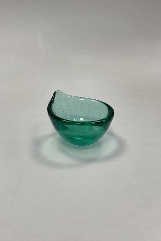Small Glass Bowl with Bubbles