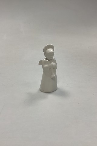 Royal Copenhagen Blanc de Chine Angel with horn Figurine