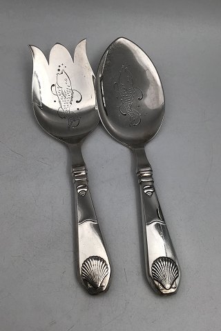 Horsens Silversmithy Silver Strand Fish Servers