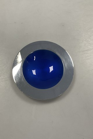 Georg Jensen Sterling Silver Tray (Blue enamel) No 1080