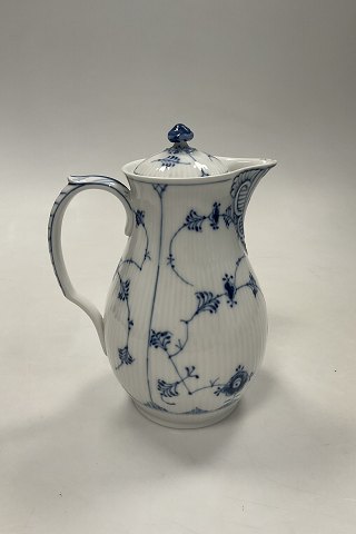 Royal Copenhagen Musselmalet Riflet Chocolate Pot No. 30