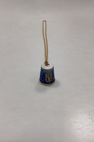 Bing and Grondahl Necklace with Thimble No. 9578 from 1978