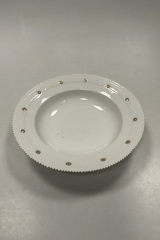 Royal Copenhagen Flora Danica White Deep Plate No. 554 / 3545