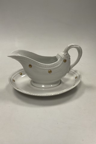 Royal Copenhagen Flora Danica White Gravy Boat No. 554 / 3556